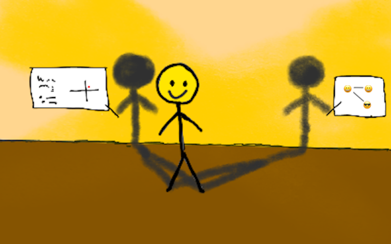 The Two Shadows of the Hero